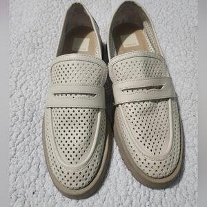 Women Cream Loafers